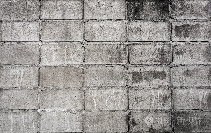 灰色水泥砖墙纹理背景