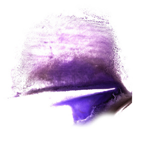 艺术黑色，淡紫色的水彩油墨油漆 blob 水彩溅 co