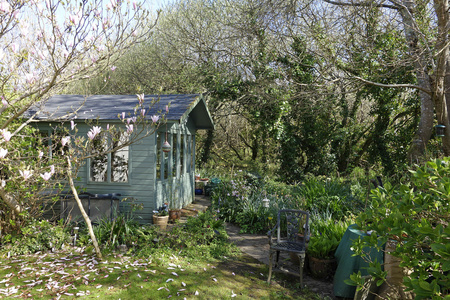 英国乡村庭院小屋图片