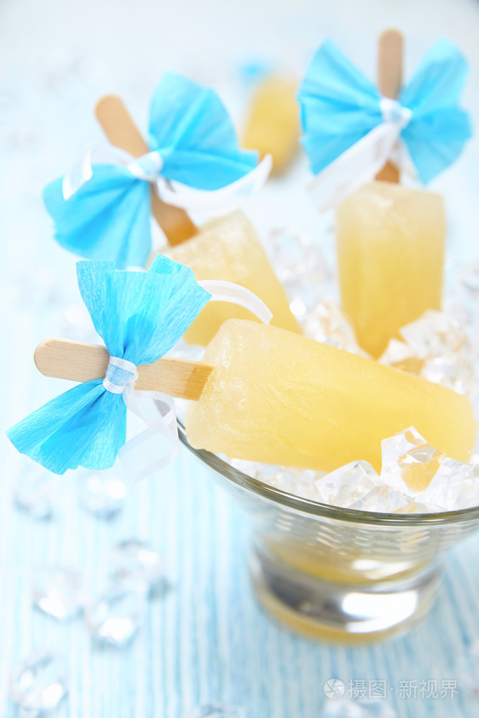 水果冰奶油冰棒