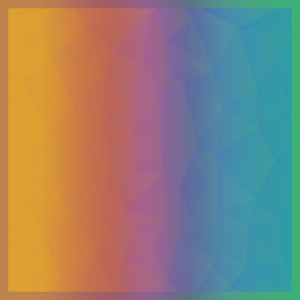 抽象几何明亮的彩虹多边形，三角形图案