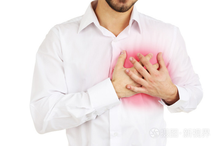 有胸痛心脏病发作的人