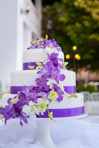 美丽的婚礼蛋糕
