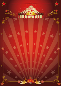 魔力红明星马戏团的海报