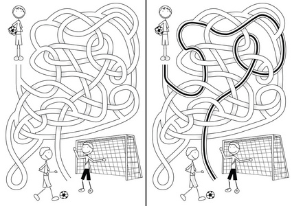 迷宫球图片-迷宫球素材-迷宫球插画-摄图新视界