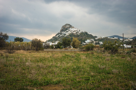 斯基罗斯在希腊北部沿岸城市景观