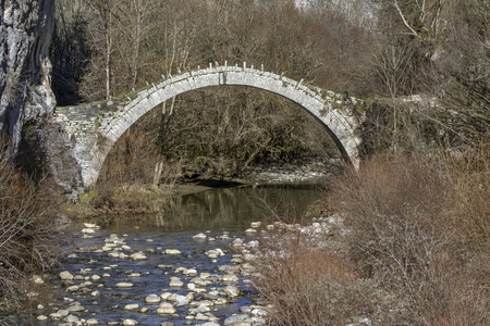 Kontodimos 桥，品都斯山脉，Zagori，伊庇鲁斯