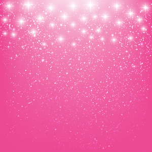 粉红色的背景上的星星