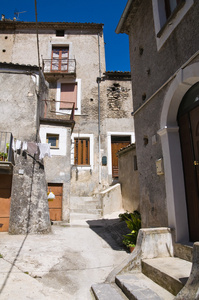 小巷。morano 卡拉。卡拉布里亚。意大利