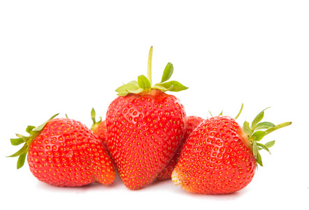 新鲜成熟的草莓