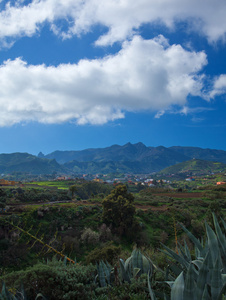 内陆大加那利岛，中央山脉的看法