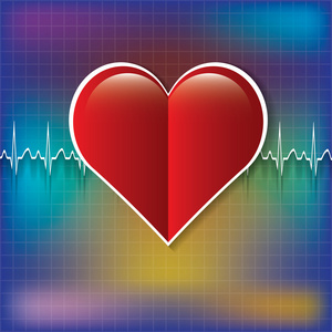 医疗红心图标