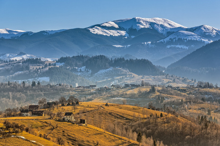 农村山风景