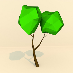 Lowpoly 树