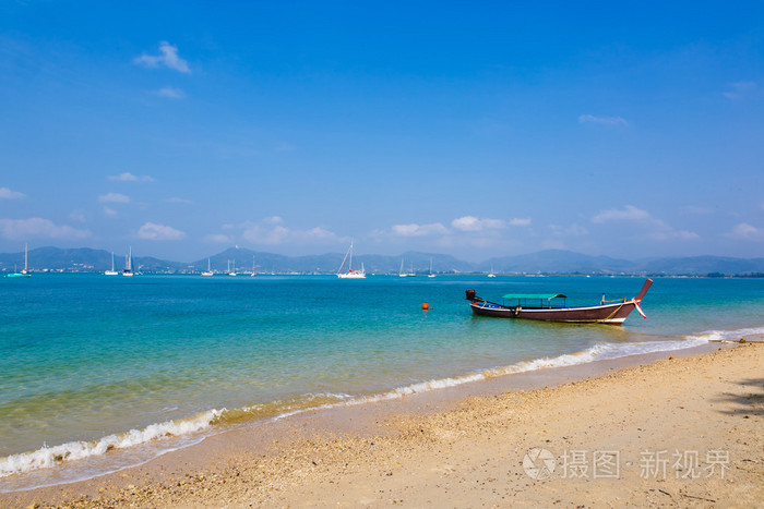 景观海里,该船在查湾