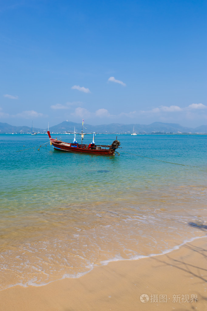 景观海里,该船在查湾