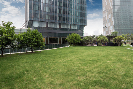 绿色商务楼图片