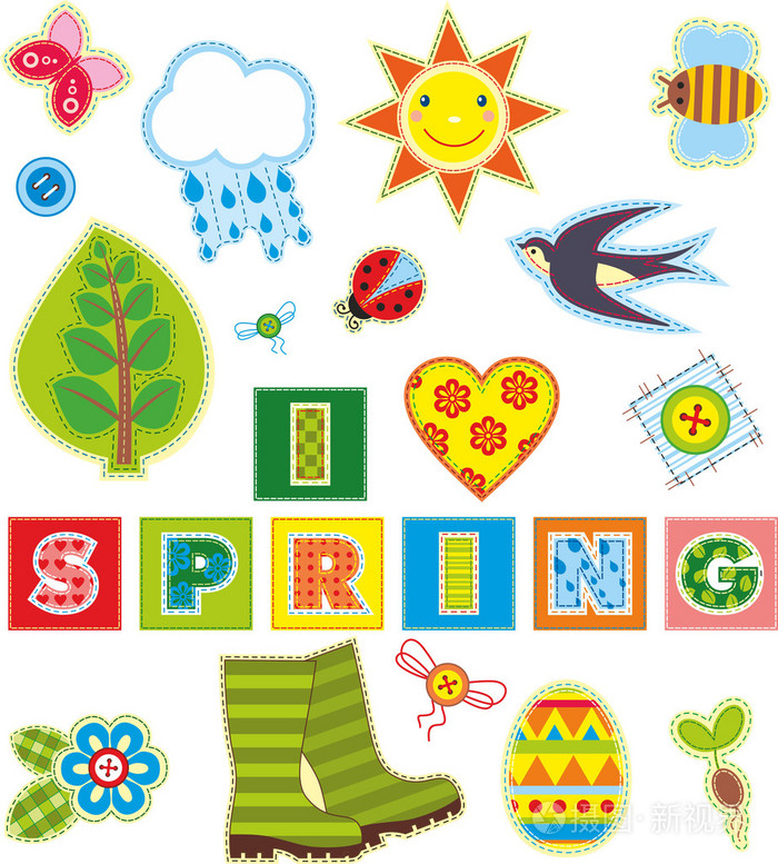 春天集的纺织元素