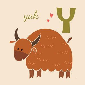  Animals. Y for the yak