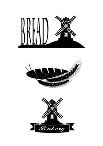 为您设计的面包符号元素
