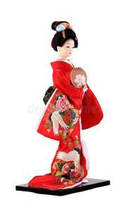 日本传统玩偶和折纸