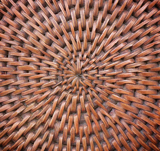 藤条编织有自然图案的编织藤条.照片