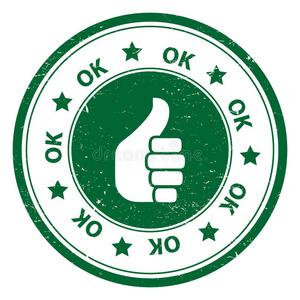 竖起大拇指确定图标或符号照片