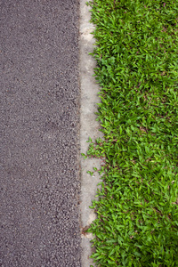 草地和道路