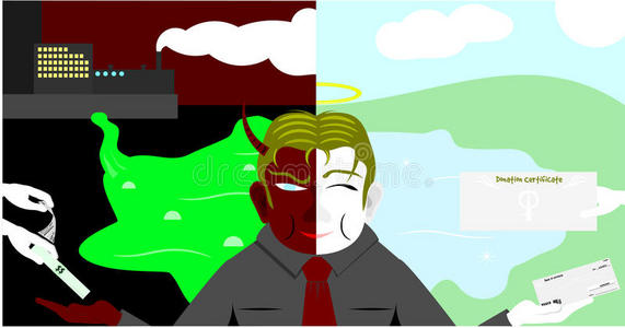 商人的两面性照片