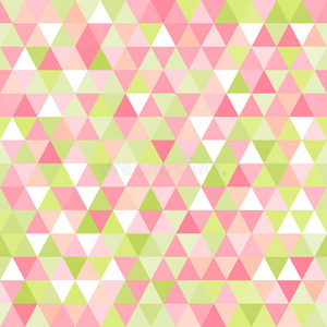 抽象几何三角形无缝图案