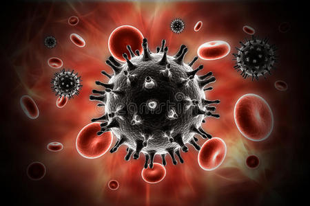 的病毒流感病毒艾滋病病毒病毒孤立在白色背景上的病毒或细菌细胞hiv