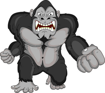 愤怒的大猩猩漫画照片