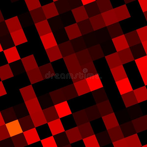 抽象红像素马赛克背景设计网页