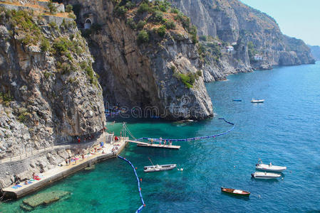 假期 意大利语 假日 夏天 地中海 海岸 欧洲 颜色 游艇