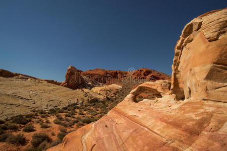 美国 公园 雷雨 山谷 沙漠 拱门 天空 状态 岩石