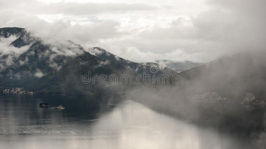 黑山科托尔湾boka kotorska