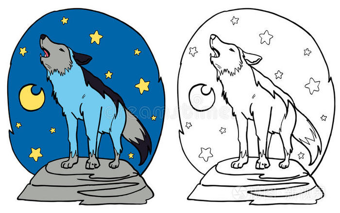 为什么狼要对着月亮叫