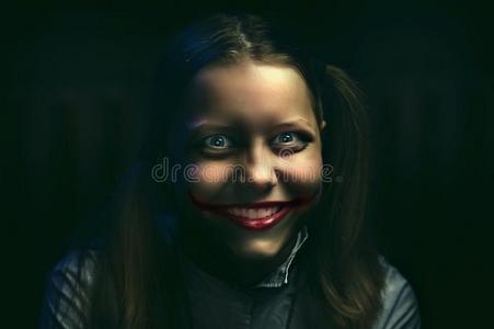 阴险的笑容小丑图片