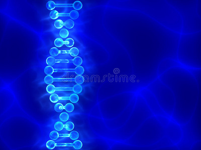 蓝色dna脱氧核糖核酸背景波