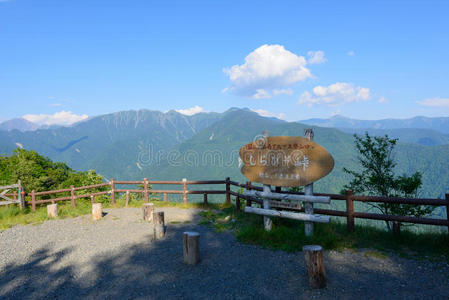 日本长野市南部伊田的shirabiso高地