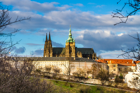 St.Vitus 大教堂和城堡捷克布拉格 Rep