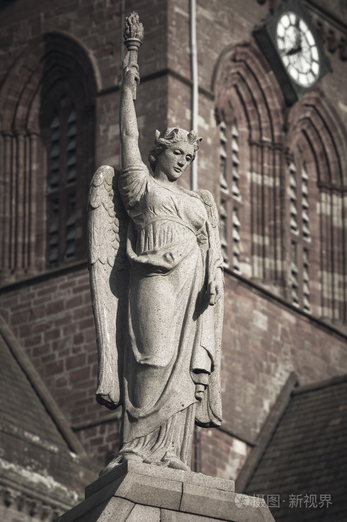 科克兰的女天使雕像奥克尼群岛苏格兰英国