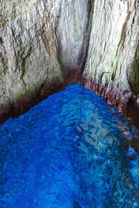 扎金托斯的蓝色洞穴希腊