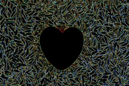 金色桃心图片大全