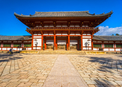 东大寺在奈良，日本