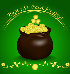圣 Patrick 天罐金子