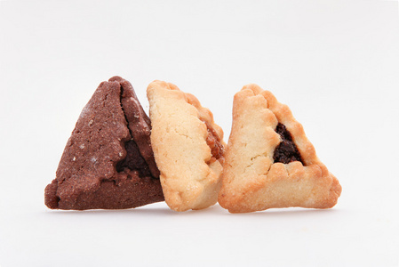 犹太教的传统节日食品普珥节 Hamantaschen