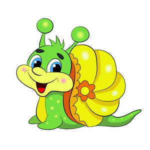 卡通搞笑蜗牛照片