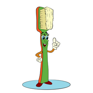 牙刷卡通图片