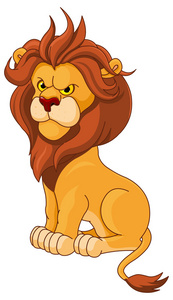 愤怒的狮子图片